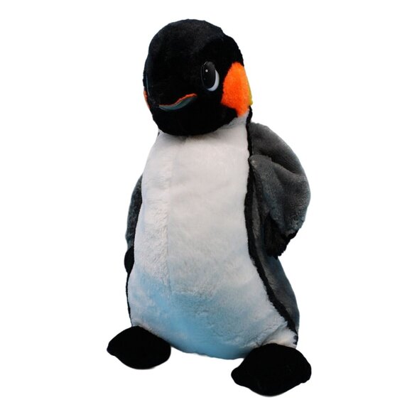 Emperor Penguin Classic Toy Company 2007 Grey White Black Stuffed Plush Toy 13" - Picture 2 of 10